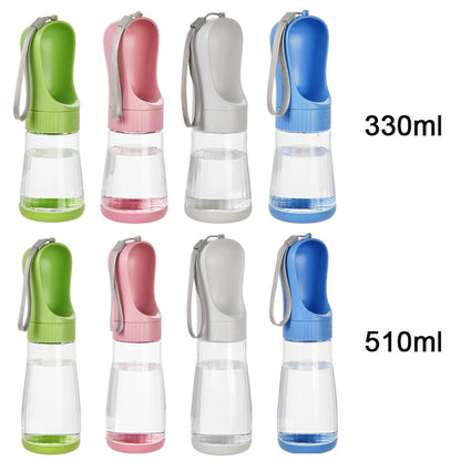 Portable Dog Water Bottle with Food Container 
