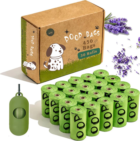 Biodegradable Dog Poop Bags With Holder 