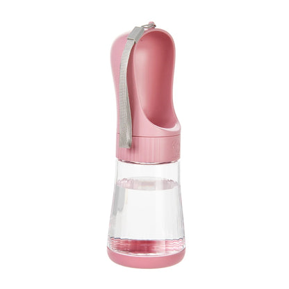 Portable Dog Water Bottle with Food Container 